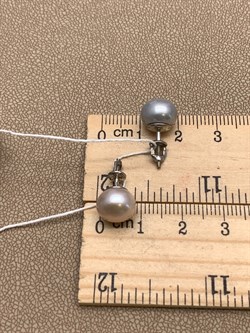 *Пусеты Жемчуг Микс д.9*9,5мм арт. 2.0117.0.b-997 Вес 2,89 г - фото 318102 *Пусеты Жемчуг Микс д.9*9,5мм арт. 2.0117.0.b-997 Вес 2,89 г - фото 318102