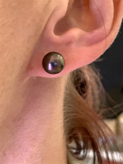 *Пусеты Жемчуг Микс д.9*9,5мм арт. 2.0117.0.b-155 Вес 2,71 г - фото 318106