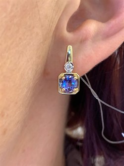 *Серьги Танзанит цв Лимонное арт 2-308487-00-31-434 (вес 3,79 г) - фото 318112 *Серьги Танзанит цв Лимонное арт 2-308487-00-31-434 (вес 3,79 г) - фото 318112