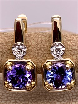 *Серьги Танзанит цв Лимонное арт 2-308487-00-31-434 (вес 3,79 г) - фото 318115 *Серьги Танзанит цв Лимонное арт 2-308487-00-31-434 (вес 3,79 г) - фото 318115