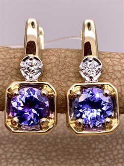 *Серьги Танзанит цв Лимонное арт 2-308487-00-31-434 (вес 3,79 г) - фото 318116 *Серьги Танзанит цв Лимонное арт 2-308487-00-31-434 (вес 3,79 г) - фото 318116