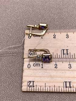 *Серьги Танзанит цв Лимонное арт 2-308487-00-31-434 (вес 3,79 г) - фото 318119 *Серьги Танзанит цв Лимонное арт 2-308487-00-31-434 (вес 3,79 г) - фото 318119