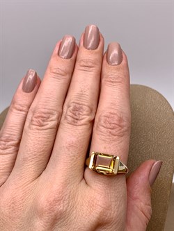 *Кольцо р.18,5 Цитрин цв лимонное арт. 10343960-863 вес 3,61 г - фото 318175 *Кольцо р.18,5 Цитрин цв лимонное арт. 10343960-863 вес 3,61 г - фото 318175