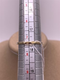 *Кольцо р.17,5 Цитрин цв Лимонное арт. 10331126-039 (вес 2,45 г) - фото 318355