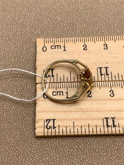 *Кольцо р.17,5 Цитрин цв Лимонное арт. 10331126-039 (вес 2,45 г) - фото 318364