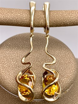 *Серьги Цитрин цв Лимонное арт. 20337009-139 (вес 6,64 г) - фото 318509 *Серьги Цитрин цв Лимонное арт. 20337009-139 (вес 6,64 г) - фото 318509