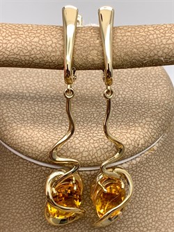 *Серьги Цитрин цв Лимонное арт. 20337009-139 (вес 6,64 г) - фото 318511 *Серьги Цитрин цв Лимонное арт. 20337009-139 (вес 6,64 г) - фото 318511