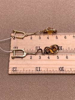 *Серьги Цитрин цв Лимонное арт. 20337009-139 (вес 6,64 г) - фото 318516 *Серьги Цитрин цв Лимонное арт. 20337009-139 (вес 6,64 г) - фото 318516