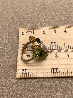 *Кольцо р.16,5 Колибри цв Лимонное арт. 01-2-290-22-190 (вес 4,35 г) - фото 318528 *Кольцо р.16,5 Колибри цв Лимонное арт. 01-2-290-22-190 (вес 4,35 г) - фото 318528