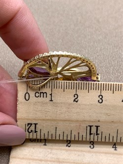 *Подвеска Аметист Цитрин цв Лимонное арт. 03-1-325-2101-021-346 (вес 8,89 г) - фото 318665 *Подвеска Аметист Цитрин цв Лимонное арт. 03-1-325-2101-021-346 (вес 8,89 г) - фото 318665