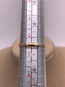 *Кольцо р.17 Хризолит Цитрин цв Красное арт. 01-2-287-22-078 (вес 2,9 г) - фото 318694