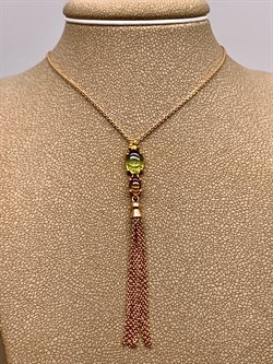 *Колье 60-65 см. Хризолит Цитрин цв Красное арт. 06-1-073-2300-010-171 вес 4,95 г - фото 318742 *Колье 60-65 см. Хризолит Цитрин цв Красное арт. 06-1-073-2300-010-171 вес 4,95 г - фото 318742