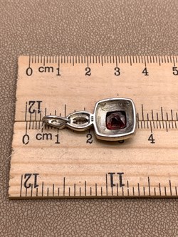 *Подвеска Марказит Гранат Пироп арт. HP776-705 вес 4,15 г - фото 318795