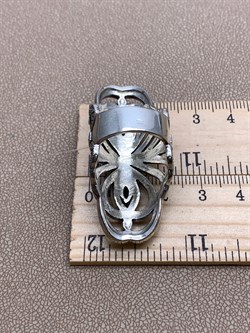 *Кольцо р.17 Марказит Гранат Пироп арт. HR846-711 вес 16,05 г - фото 318830