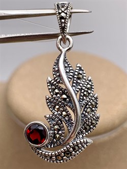 *Подвеска Марказит Гранат Пироп арт. HP0001SP-860 вес 3,52 г - фото 318888 *Подвеска Марказит Гранат Пироп арт. HP0001SP-860 вес 3,52 г - фото 318888