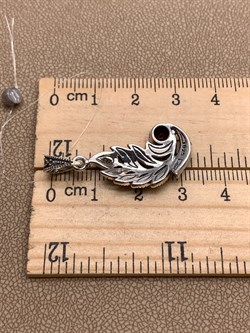 *Подвеска Марказит Гранат Пироп арт. HP0001SP-860 вес 3,52 г - фото 318890 *Подвеска Марказит Гранат Пироп арт. HP0001SP-860 вес 3,52 г - фото 318890