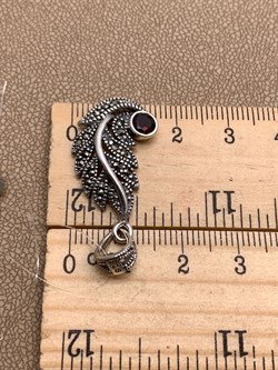 *Подвеска Марказит Гранат Пироп арт. HP0001SP-860 вес 3,52 г - фото 318891 *Подвеска Марказит Гранат Пироп арт. HP0001SP-860 вес 3,52 г - фото 318891