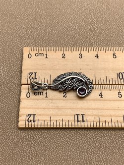 *Подвеска Марказит Гранат Пироп арт. HP0001SP-860 вес 3,52 г - фото 318892 *Подвеска Марказит Гранат Пироп арт. HP0001SP-860 вес 3,52 г - фото 318892