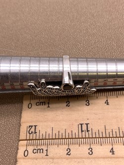 *Кольцо р.17 Крыло Бабочки Марказит Гранат Сердце арт. HR676-490 вес 8,29 г - фото 318893