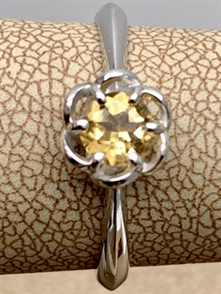 *Кольцо р.18,5 Цитрин арт. 01-2145/00ЦТ-00-585 вес 2,08 г - фото 318927