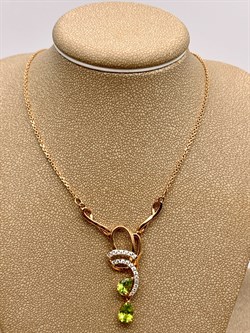 *Колье р.50 Хризолит цв Красное арт. 06-1-002-08-793 (вес 6,31 г) - фото 318964 *Колье р.50 Хризолит цв Красное арт. 06-1-002-08-793 (вес 6,31 г) - фото 318964