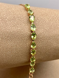 *Браслет р.17 Хризолит цв Красное арт. 08-1-052-08-777 (вес 5,04 г) - фото 318996 *Браслет р.17 Хризолит цв Красное арт. 08-1-052-08-777 (вес 5,04 г) - фото 318996