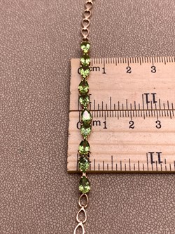 *Браслет р.17 Хризолит цв Красное арт. 08-1-052-08-777 (вес 5,04 г) - фото 318999 *Браслет р.17 Хризолит цв Красное арт. 08-1-052-08-777 (вес 5,04 г) - фото 318999