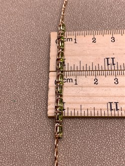 *Браслет р.17 Хризолит цв Красное арт. 08-1-052-08-777 (вес 5,04 г) - фото 319000 *Браслет р.17 Хризолит цв Красное арт. 08-1-052-08-777 (вес 5,04 г) - фото 319000