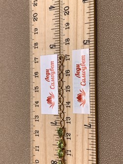 *Браслет р.17 Хризолит цв Красное арт. 08-1-052-08-777 (вес 5,04 г) - фото 319001 *Браслет р.17 Хризолит цв Красное арт. 08-1-052-08-777 (вес 5,04 г) - фото 319001