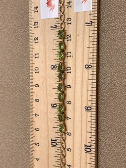 *Браслет р.17 Хризолит цв Красное арт. 08-1-052-08-777 (вес 5,04 г) - фото 319002 *Браслет р.17 Хризолит цв Красное арт. 08-1-052-08-777 (вес 5,04 г) - фото 319002