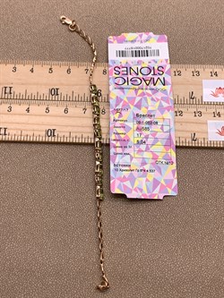 *Браслет р.17 Хризолит цв Красное арт. 08-1-052-08-777 (вес 5,04 г) - фото 319005 *Браслет р.17 Хризолит цв Красное арт. 08-1-052-08-777 (вес 5,04 г) - фото 319005