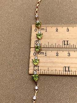 *Браслет р.17,5 Хризолит цв Красное арт. 08-1-043-08-253 (вес 5,41 г) - фото 319014 *Браслет р.17,5 Хризолит цв Красное арт. 08-1-043-08-253 (вес 5,41 г) - фото 319014