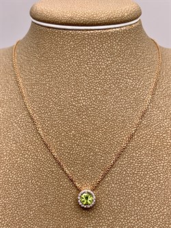 *Колье р.38-43 Хризолит цв Красное арт. 06-1-056-08-503 (вес 2,4 г) - фото 319021 *Колье р.38-43 Хризолит цв Красное арт. 06-1-056-08-503 (вес 2,4 г) - фото 319021