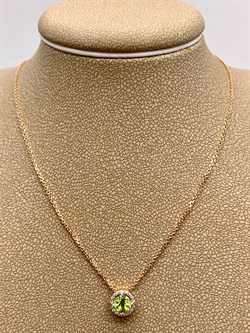 *Колье р.38-43 Хризолит цв Красное арт. 06-1-056-08-503 (вес 2,4 г) - фото 319023 *Колье р.38-43 Хризолит цв Красное арт. 06-1-056-08-503 (вес 2,4 г) - фото 319023