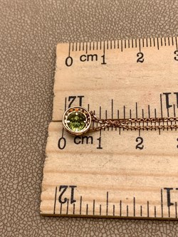 *Колье р.38-43 Хризолит цв Красное арт. 06-1-056-08-503 (вес 2,4 г) - фото 319025 *Колье р.38-43 Хризолит цв Красное арт. 06-1-056-08-503 (вес 2,4 г) - фото 319025