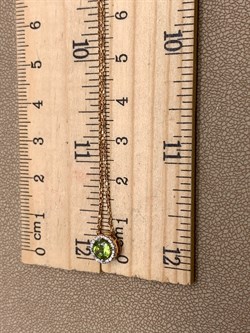 *Колье р.43-48 Хризолит цв Красное арт. 06-1-056-08-602 (вес 2,51 г) - фото 319038