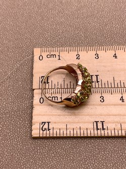 *Кольцо р.18 Хризолит цв Красное арт. 01-2-055-08-889 (вес 3,92 г) - фото 319096 *Кольцо р.18 Хризолит цв Красное арт. 01-2-055-08-889 (вес 3,92 г) - фото 319096