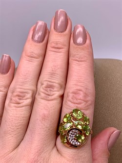 *Кольцо р.18,5 Хризолит цв Красное арт. 01-2-336-0801-011-356 (вес 3,98 г) - фото 319360 *Кольцо р.18,5 Хризолит цв Красное арт. 01-2-336-0801-011-356 (вес 3,98 г) - фото 319360