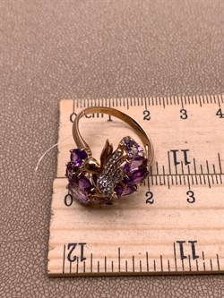 *Кольцо р.20 Колибри Аметист цв Красное арт. 01-2-290-0201-011-779 (вес 4,5 г) - фото 319522 *Кольцо р.20 Колибри Аметист цв Красное арт. 01-2-290-0201-011-779 (вес 4,5 г) - фото 319522