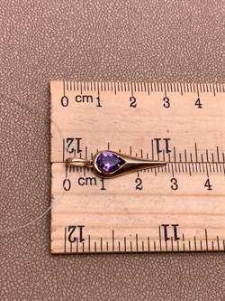 *Подвеска Аметист цв Красное арт. 10-1-100-02-288 (вес 0,96 г) - фото 319536 *Подвеска Аметист цв Красное арт. 10-1-100-02-288 (вес 0,96 г) - фото 319536