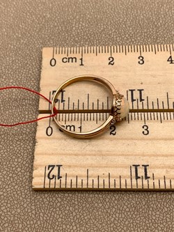 *Кольцо р.19,5 Опал Эфиопия цв Красное арт. 14080-137-124 вес 1,79 г - фото 319599