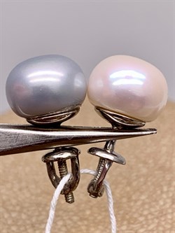 *Пусеты Жемчуг Микс д.9*9,5мм арт. 2.0117.0.b-062 Вес 2,83 г - фото 319674 *Пусеты Жемчуг Микс д.9*9,5мм арт. 2.0117.0.b-062 Вес 2,83 г - фото 319674