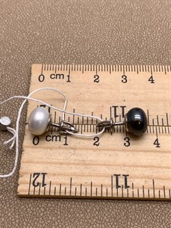 *Пусеты Жемчуг Микс д.9*9,5мм арт. 2.0117.0.b-857 Вес 2,83 г - фото 319699 *Пусеты Жемчуг Микс д.9*9,5мм арт. 2.0117.0.b-857 Вес 2,83 г - фото 319699