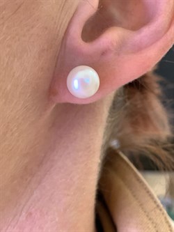 *Пусеты д.9-9,5 Жемчуг Микс д.9*9,5мм арт. 2.0117.0.b-144 Вес 2,85 г - фото 319701 *Пусеты д.9-9,5 Жемчуг Микс д.9*9,5мм арт. 2.0117.0.b-144 Вес 2,85 г - фото 319701