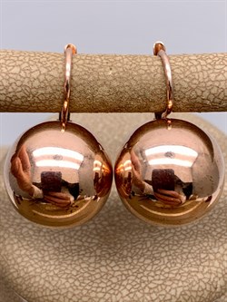 *Серьги Шары арт. NP-OR019-R (вес 6,52 г) - фото 319725 *Серьги Шары арт. NP-OR019-R (вес 6,52 г) - фото 319725