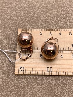 *Серьги Шары арт. NP-OR019-R (вес 6,52 г) - фото 319726 *Серьги Шары арт. NP-OR019-R (вес 6,52 г) - фото 319726