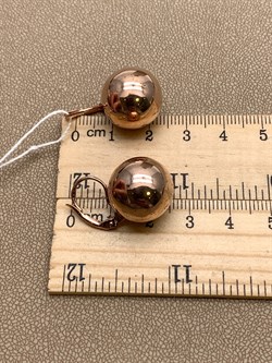 *Серьги Шары арт. NP-OR019-R (вес 6,52 г) - фото 319727 *Серьги Шары арт. NP-OR019-R (вес 6,52 г) - фото 319727