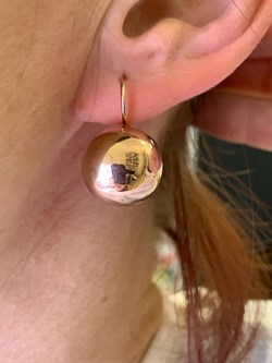 *Серьги Шары арт. NP-OR019-R (вес 6,52 г) - фото 319728 *Серьги Шары арт. NP-OR019-R (вес 6,52 г) - фото 319728