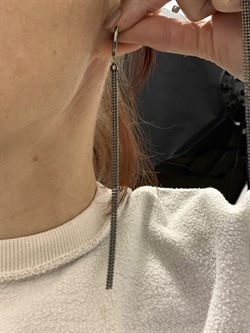 *Серьги Перлина арт. XOR01142-14-Rt-7,89 вес около 7,89 г - фото 319737 *Серьги Перлина арт. XOR01142-14-Rt-7,89 вес около 7,89 г - фото 319737