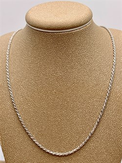 *Цепь р.55 Верёвка с алмазной огранкой арт. 1301R035L55-782 (Вес около 5,28 г) - фото 319758 *Цепь р.55 Верёвка с алмазной огранкой арт. 1301R035L55-782 (Вес около 5,28 г) - фото 319758